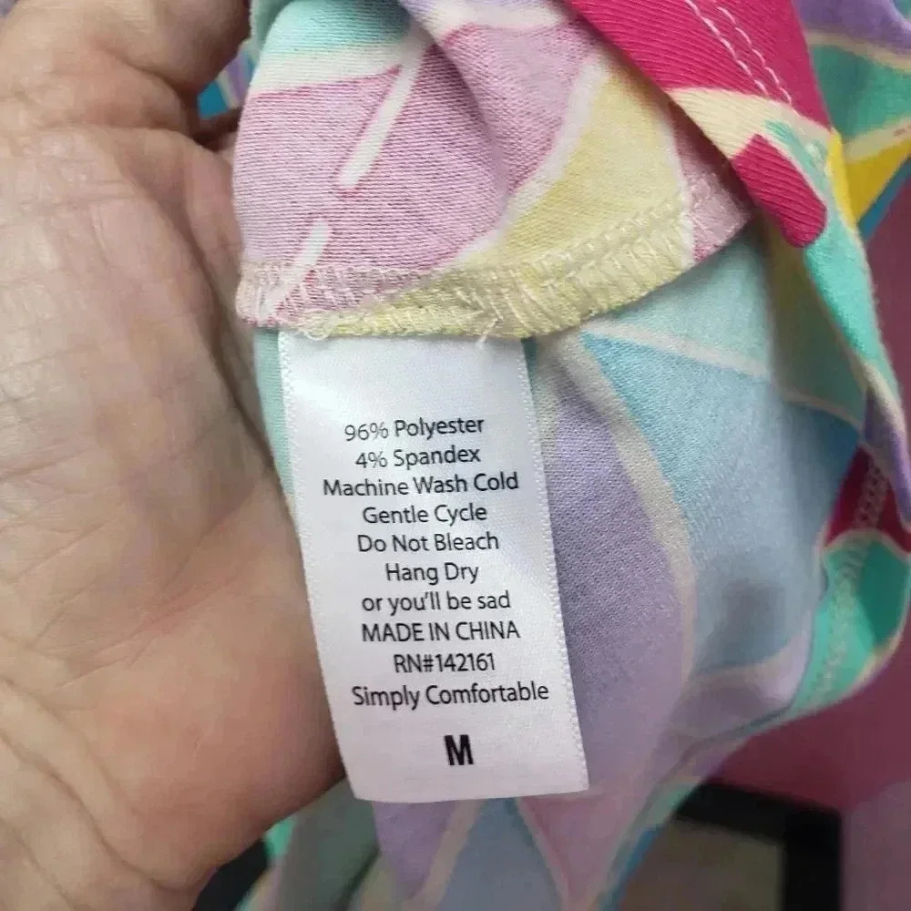 Lularoe Nicole Dress with geometric pattern - Picture 5 of 5